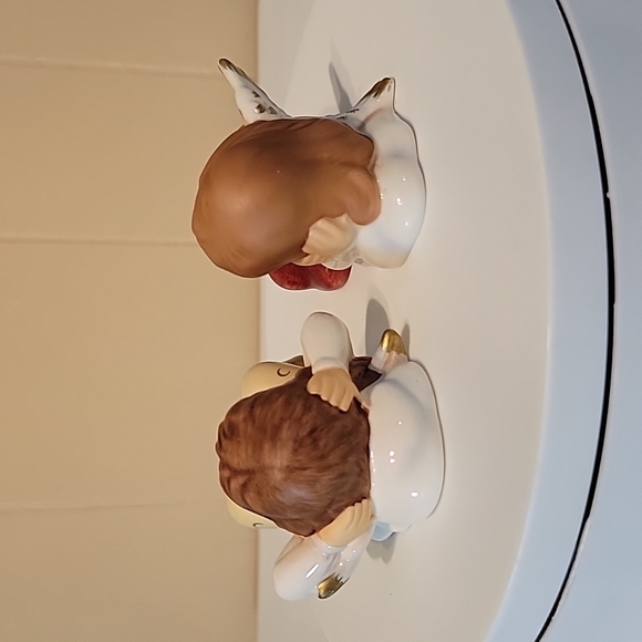 Goebel Porcelain Sleeping Angel Figurines - Picture 3 of 9